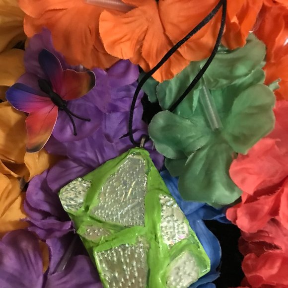 Reversible Exclusive Rare Unique Vintage One of a Kind Handmade Necklace - Picture 7 of 15